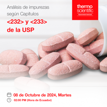 Seminario Web Análisis de impurezas según Capítulos 232 y 233 de la USP.